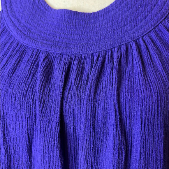 Anthony Richards Purple Mini Dress with Halter Neckline Size Small Petite - Picture 2 of 6